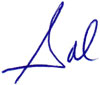 Sal's signature